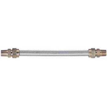 Image for Watts 3/8 In. Od 1/4 In. Id X 1/2 In. Mnpt X 1/2 In. Mnpt X 36 In. Long Stainless Steel Gas Connector from HD Supply
