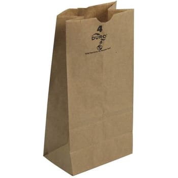 Image for Duro 5 In. X 3 In. X 9.75 In. 4 Lb. Kraft Grocery Bags (500-Pack) from HD Supply