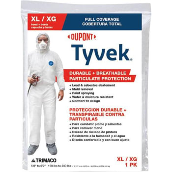 Image for Trimaco Dupont Tyvek XL Painters Coverall With Hood And Boots from HD Supply