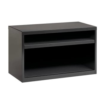 Image for Space Solutions 18" Deep 4 Drawer Letter Width Vertical File Cabinet Black from HD Supply