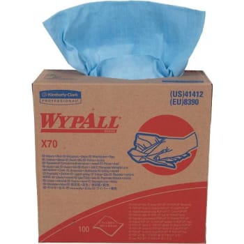 Image for WypAll X70 Blue Pop-Up Box Long Lasting Perform Reusable Cloths (10-Case) from HD Supply