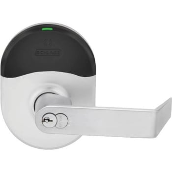 Image for Schlage Rhodes Series Keypad Door Lever (Satin Nickel) from HD Supply