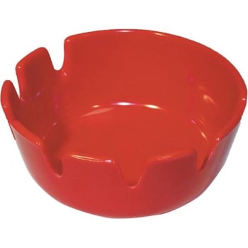 Image for Impact Products Round Desktop Ashtray (Red) (72-Case) from HD Supply