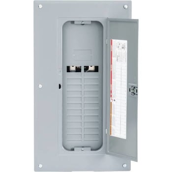 Image for Square D Homeline 125a 20-Space Plug-On Neutral 40-Circuit Load Center W/ Cover from HD Supply