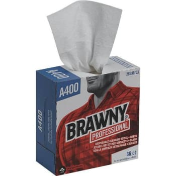 Image for Brawny Professional A400 Tall Box White Disposable Cleaning Towel (10-Case) from HD Supply