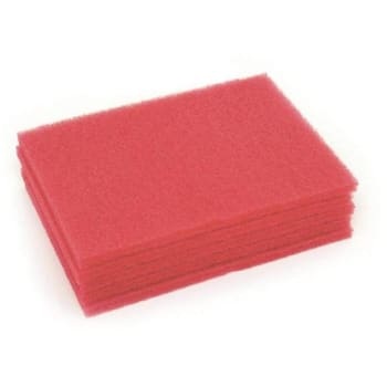 Image for Nilfisk 14 In. X 20 In. Routine Red Scrubbing Pad from HD Supply
