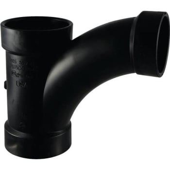 Image for Nibco 2 in. ABS DWV All Hub Long-Radius Sanitary Tee from HD Supply