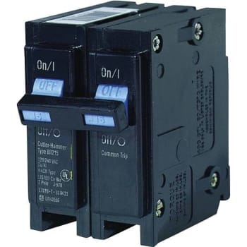 Image for Eaton Br 15 Amp 2 Pole Circuit Breaker from HD Supply