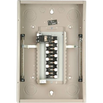 Image for Eaton Ch 100a Plug-On Neutral 22-Space 44-Circuit Indoor Main Breaker W/ Cover from HD Supply