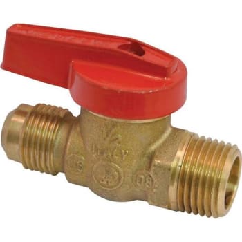 Image for 1/2 In. X 1/2 In. Flare X Mpt Gas Ball Valve from HD Supply