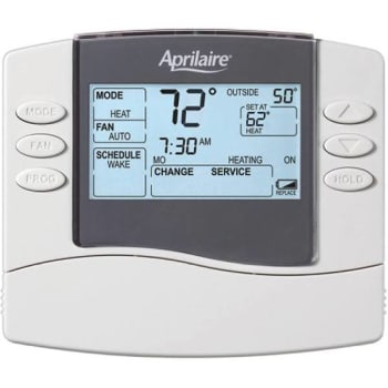 Image for Aprilaire 4.75 In. X 5.75 In. Programmable Thermostat 2h/2c Or 4h/2c Heat Pump from HD Supply