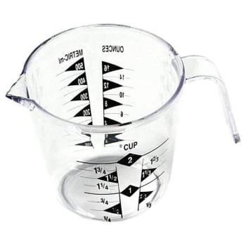 Chef Craft    2 Cup Plastic Measuring Cup Package Of 1