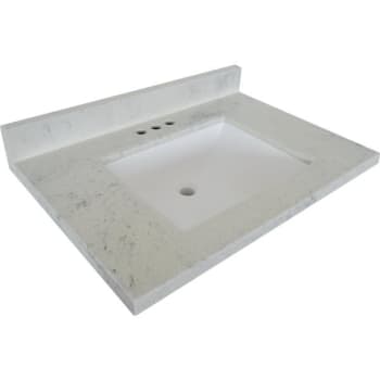Image for Modular Vanity Tops 37 X 22 Artic Stone Cultured Marble Vanity Top And Bowl from HD Supply