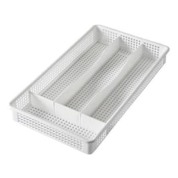 Image for Hutzler Cutlery Tray-White Case Of 24 from HD Supply
