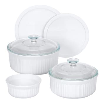 Corelle Brands Llc  6 Piece French White Bakeware Case Of 1