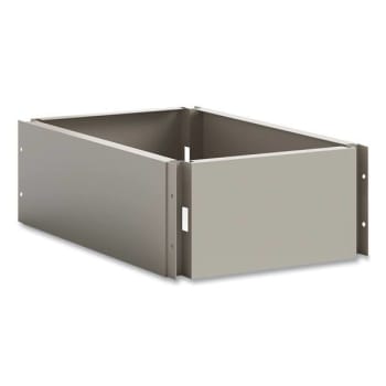 Safco Single Continuous Metal Locker Base Addition, 11.7w X 16d X 5.75h, Tan