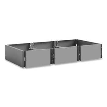Image for Safco Triple Continuous Metal Locker Base Addition, 35w X 16d X 5.75h, Gray from HD Supply