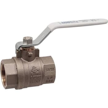 Nibco 1 In. Brass Lead-Free Threaded Two-Piece Full Port Ball Valve