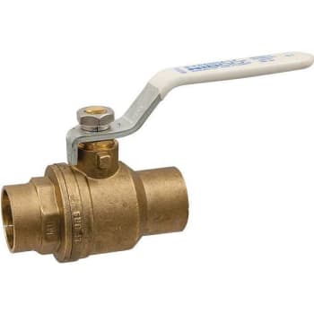 Image for Nibco 1-1/4 In. Brass Solder 2-Piece Full Port Ball Valve from HD Supply