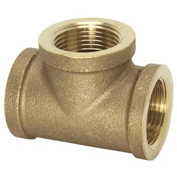 Image for Proplus 1/2 in. Brass Tee Lead Free from HD Supply