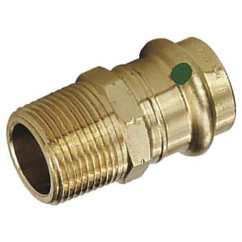 Image for Viega Propress 1-1/2 In. X 1-1/2 In. Mpt Zero Lead Bronze Adapter from HD Supply