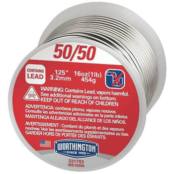 Image for Worthington 16 Oz. 50/50 Leaded Solder from HD Supply