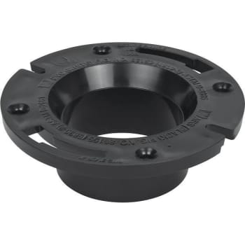 Image for Ips 4 in. x 3 in. Closet Flange Flush Tite ABS from HD Supply