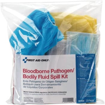 Image for First Aid Only Bloodborne Pathogen/bodily Fluid Spill Clean-Up Kit from HD Supply