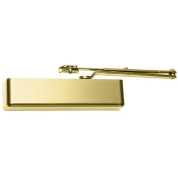 Falcon Sc80 Md Clsr Reg Arm W/Pa Bracket Slim Cover Satin Brass Painted