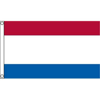 blue and white horizontal striped flag
