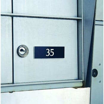 Image for Custom Engraved Mailbox Number 3 x 1" from HD Supply