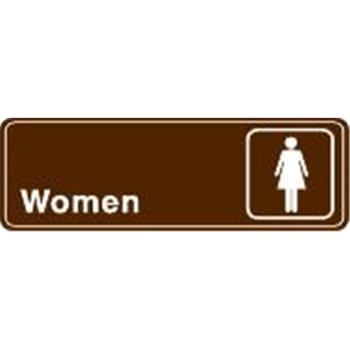 Image for Women Interior Sign, 9 X 3 from HD Supply