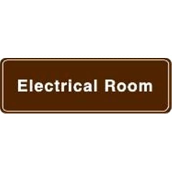 Image for Electrical Room Interior Sign, 9 X 3 from HD Supply