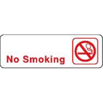 No Smoking Sign,Acrylic,Easy to Mount Indoors & Outdoors,Adhesive,3.9 x 3.9,1 Pack 3.9 x 3.9 malleable 