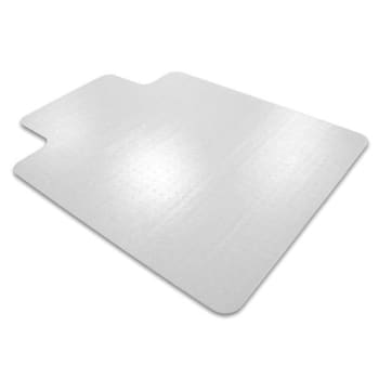Cleartex® Enhanced Polymer Lipped Chair Mat For Carpets Up To 3/8" - 36" X 48"