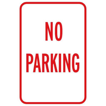 Image for "no Parking" Sign, Non-reflective, 12 X 18" from HD Supply