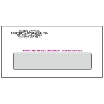 Image for Window Envelopes for Rent Collection Forms HDS #272204, #6-3/4 Package Of 500 from HD Supply