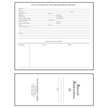 Image for Pre-Need Forms Package Of 100 from HD Supply