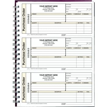 Image for 3-Part Purchase Orders, Book Format, 8-1/2" X 11" from HD Supply