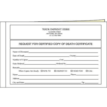 Image for 2-Part Certified Copy Request Forms Package Of 100 from HD Supply
