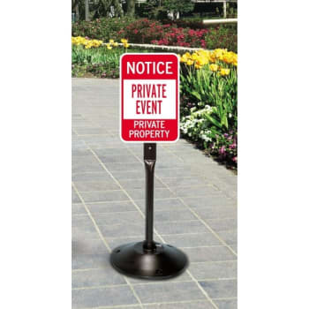 Image for Iron Sign Stanchion, Large from HD Supply