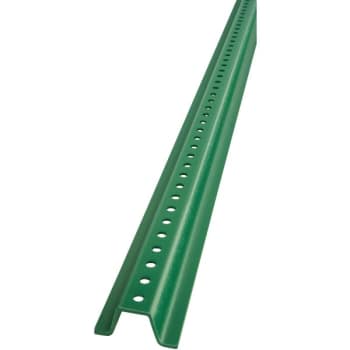 Steel Sign Post, Green, 8' Height