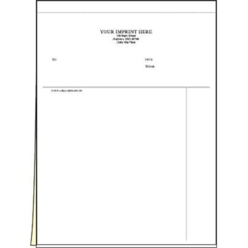 Image for 2-Part Funeral Statements, 8-1/2 x 11 Package Of 100 from HD Supply