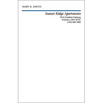 5-1/2 X 8-1/2 In. Personalized Memo Pad W/ Name And Imprint