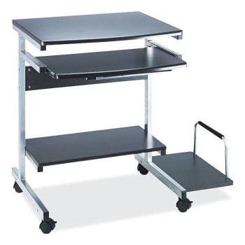 Image for Safco Eastwinds Portrait Pc Desk Cart, 36" X 19.25" X 31", Anthracite from HD Supply