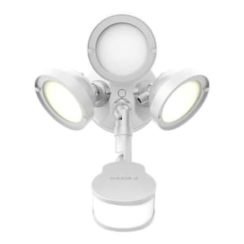 Image for Halo Triple-Head Round Led Flood Light 4,000 K, Lumen Select Motion Activate Wht from HD Supply