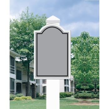 Image for Custom Economy Arched Top Specialty Sign, Non-Reflective, 12 X 18 from HD Supply