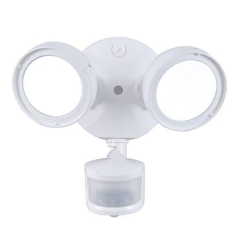 Image for Halo Twin-Head Round Led Flood Light 4,000 K, Lumen Select Motion Activate White from HD Supply
