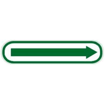 Image for Directional Arrow Dimensional Sign, Custom Color, 24 x 6-1/2 from HD Supply