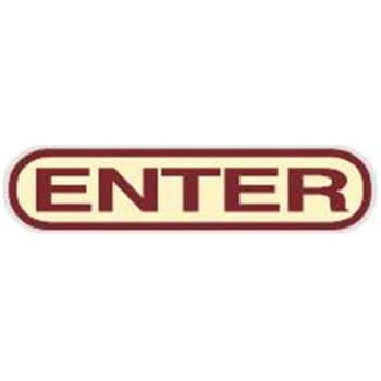 Image for Custom Color Enter Dimensional Sign, 24 X 6-1/2 from HD Supply